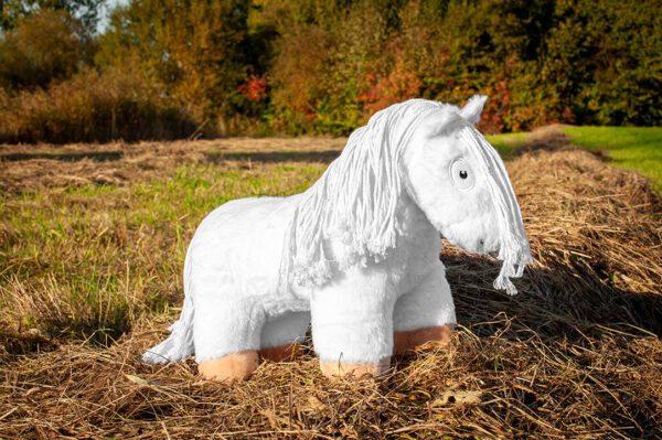 Jouet cheval Crafty Pony blanc avec crinière blanche